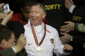 Trenér Manchesteru United Alex Ferguson. Trenér Manchesteru United Alex Ferguson.