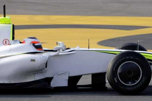 &quot;Nepopsaný&quot; monopost stáje Brawn GP. 