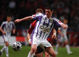 Pavel Fořt v dresu francouzsk&eacute;ho Toulouse.