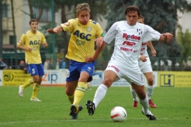 Teplický Petr Benát (druhý zleva) a olomoucký Michal Ševela.