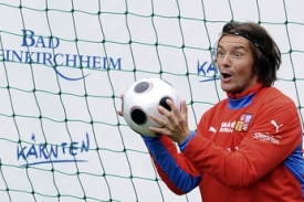 Marek Jankulovski během tréninku v Korutanech.