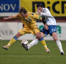 Momentka z utkání Mladá Boleslav - Teplice 1:1