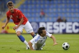 Momentka z utkání Eura hráčů do 19 let Česko-Řecko. Momentka z utkání Eura hráčů do 19 let Česko-Řecko.