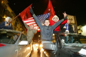 Kosovo slavilo ve velkém stylu.