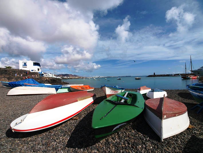 Nejhezčí pláže Lanzarote jsou na jihu. Nejhezčí pláže Lanzarote jsou na jihu.