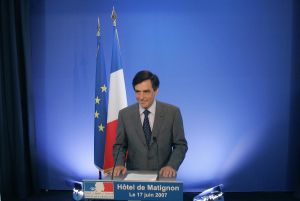 Předseda vlády Francois Fillon