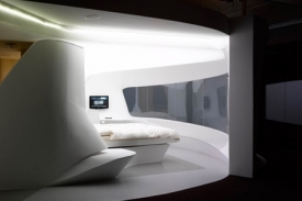 Hotelový pokoj zítřka od architektonického studia LAVA.