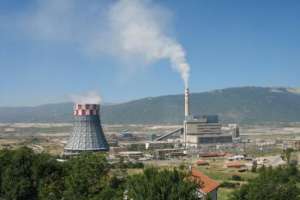 Existující termoelektrárna v srbském Gacku. Existující termoelektrárna v srbském Gacku.