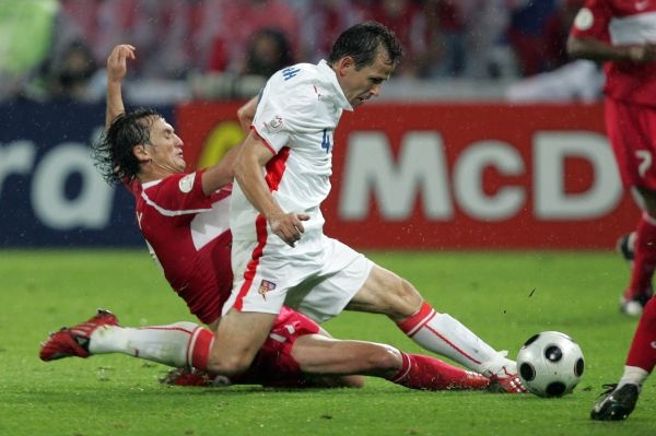 Momentka ze zápasu Česko - Turecko 2:3.