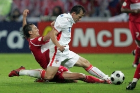 Momentka ze zápasu Česko - Turecko 2:3.