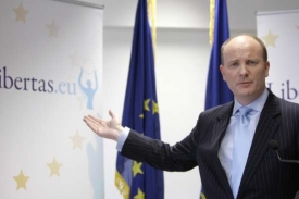 Declan Ganley, zakladatel panevropské stryny Libertas.
