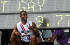 Američan Tyson Gay.