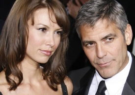 George Clooney a Sarah Larsonová