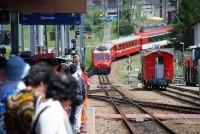 Zermatt, cíl nezapomenutelné železniční poutě leží v nadmořské výšce 1604 metrů.