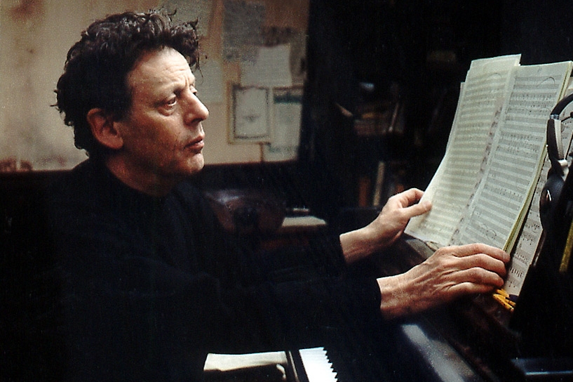 Skladatel Philip Glass. 