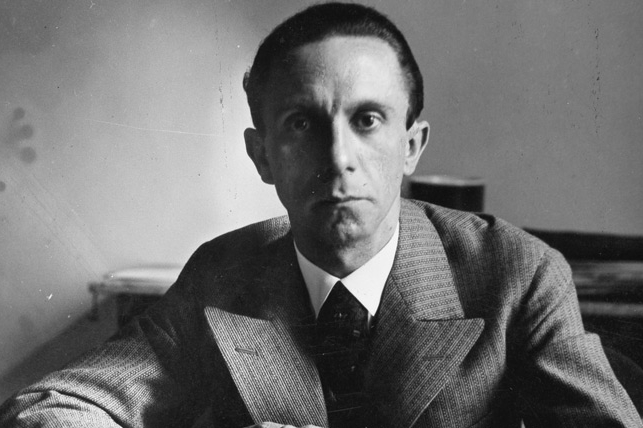 Joseph Goebbels. Oprátce v Norimberku unikl sebevraždou. 
