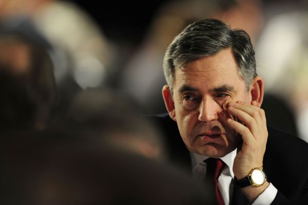 Britský premiér Gordon Brown.