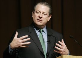 Al Gore předn&aacute;&scaron;&iacute; ve &Scaron;panělsku