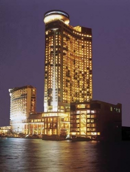 Grand Hyatt Hotel. Saúdové v Egyptě.