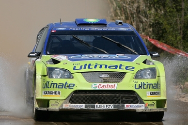 Marcus Grönholm s vozem Ford