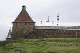 Bývalý gulag na Velkém soloveckém ostrově