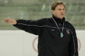 Kouč hokejové reprezentace Alois Hadamczik.