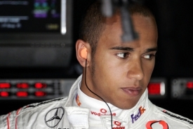 Britský pilot formule 1 Lewis Hamilton.