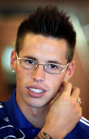 Marek Ham&scaron;&iacute;k, slovensk&yacute; fotbalista ve služb&aacute;ch Neapole.