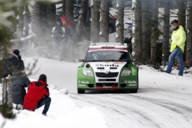 Juha Hänninen se Škodou Fabia S2000 na Monte Carlu.