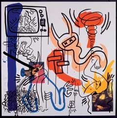 Apokalypsa z roku 1988 vznikla jako ilustrace k jednomu z textů spisovatele Williama Burroughse.