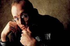 Keith Haring v roce 1987, tři roky předtím, než zemřel
