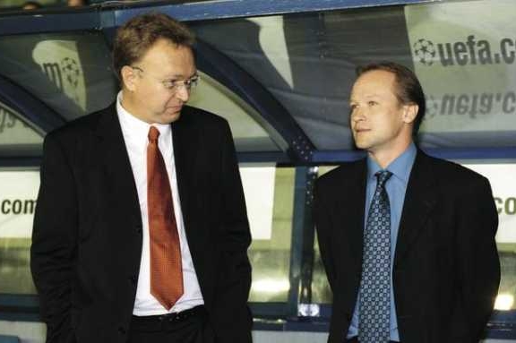 Ivan Hašek (vpravo) a Vlastimil Košťál debatují. Najdou společnou řeč?