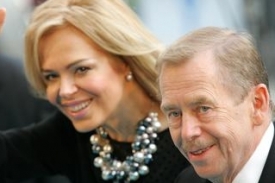 Václav Havel se ženou Dagmar