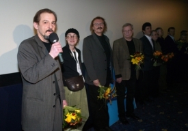 Režisér filmu Miroslav Janek na české premiéře filmu.