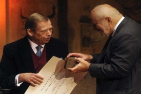 Václav Havel, letošní laureát ceny Jaroslava Seiferta.