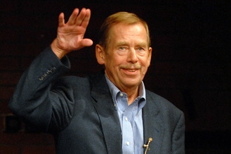 Dramatik Václav Havel.