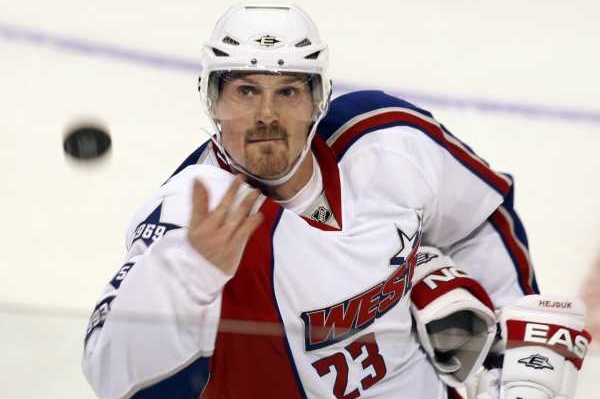 Milan Hejduk v Utkání hvězd NHL.