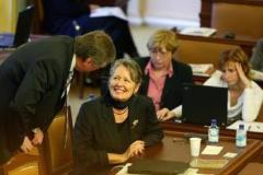 Ministryně Helena Třeštíková Topolánka nepotěšila. Veřejně vyhlásila, že jí premiér nutí za náměstka bývalého Jandákova muže Františka Formánka. Z obchodu sešlo.
