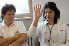 Lékařky ústavu Dana Šponerová a Dana Mikulenková (vpravo).