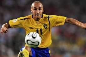 Kapitán švédské fotbalové reprezentace Henrik Larsson.