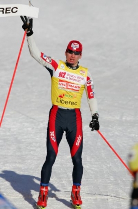Luk&aacute;&scaron; Bauer při z&aacute;vodě Světov&eacute;ho poh&aacute;ru ve Vesci.
