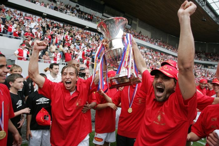 Slávistický sen právě splněn. Titul na novém stadionu. Slávistický sen právě splněn. Titul na novém stadionu.