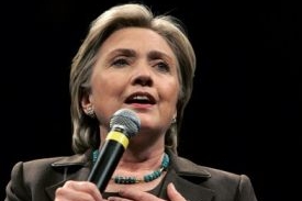 Hillary Clintonová v Texasu.
