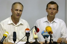 Artur Zatloukal a Jan Palouček z Hnutí Grálu