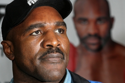 Americký boxer Evander Holyfield Americký boxer Evander Holyfield
