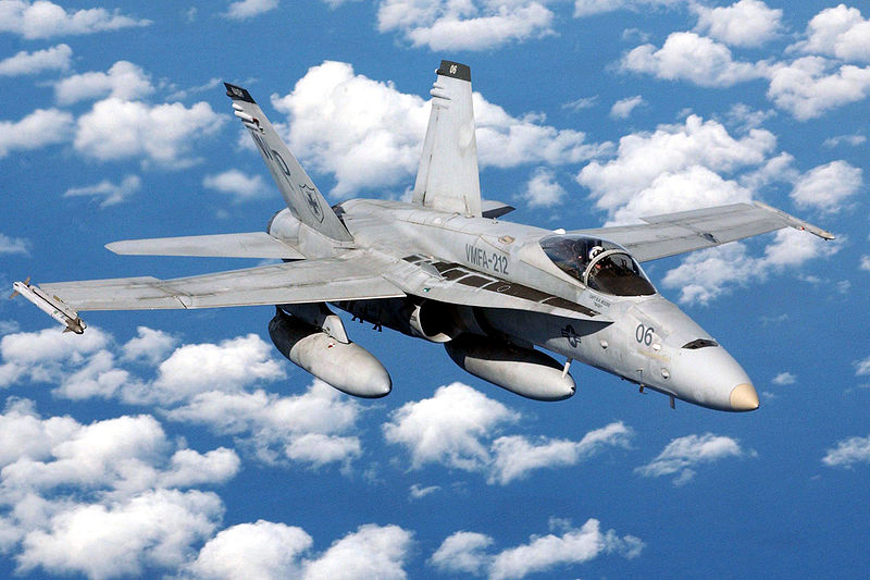 Typ havarované stíhačky - F/A 18 Hornet. Typ havarované stíhačky - F/A 18 Hornet.