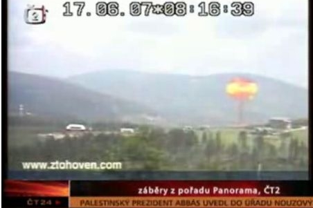 &quot;Atomový hřib&quot; nad Jeseníky