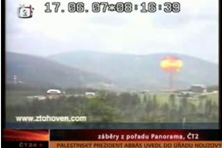 &quot;Atomový hřib&quot; nad Jeseníky