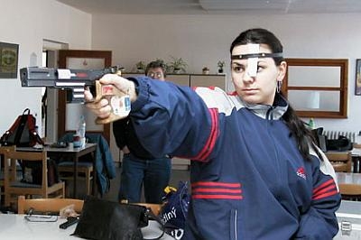 Lenka Hyková při tréninku, díky kterému má první zlato ze závodu SP