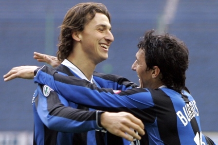 Zlatan Ibrahimovic se takhle raduje pouze v Interu, reprezentovat Švédsko se mu nechce